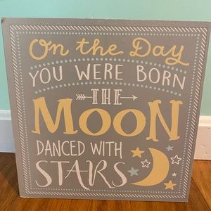 On the day that you were born Nursery wall art 🖼️